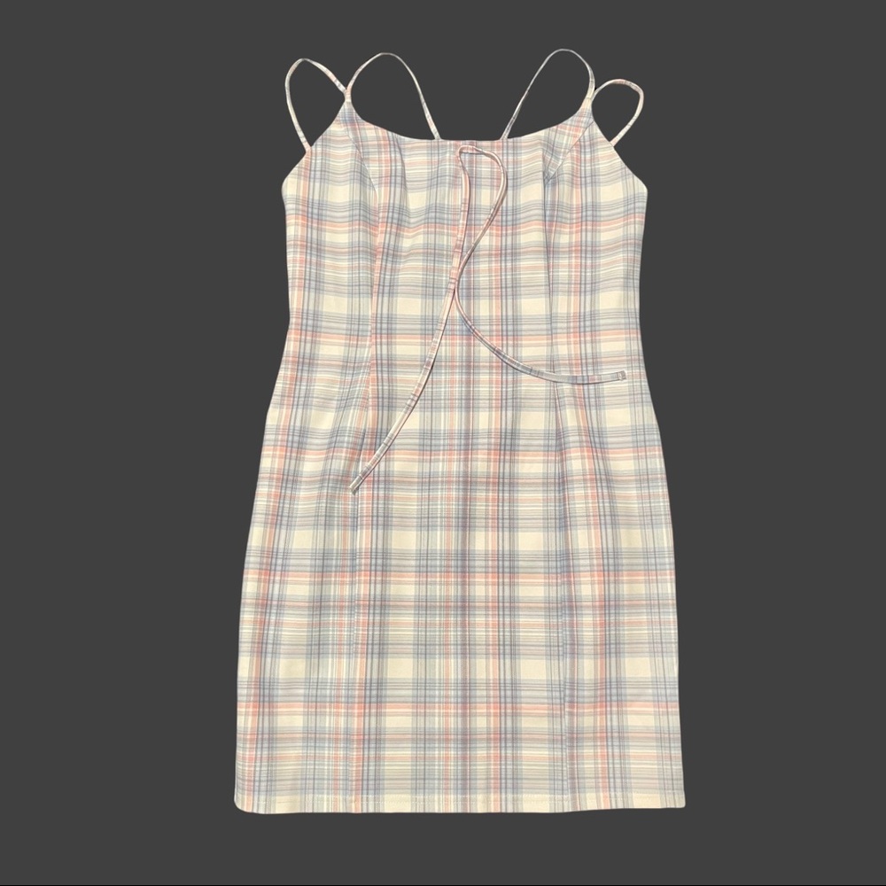 French Kiss Plaid Dress